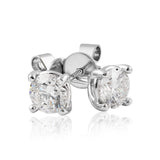 The Lauren Diamond Studs… 2 Carat Lab Created Diamond Stud Earrings In White Gold. Part of The Madison Collection and exclusive to LeGassick Jewellery.
