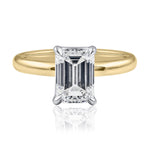 The Audrey Ring… 2 Carat Emerald Cut Solitaire Lab Created Diamond Ring. Part of The Madison Collection and exclusive to LeGassick Jewellery.