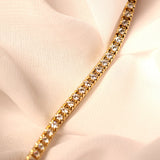 2 Carat Diamond Tennis Bracelet in 9ct Yellow Gold available at LeGassick Diamonds and Jewellery Gold Coast, Australia.