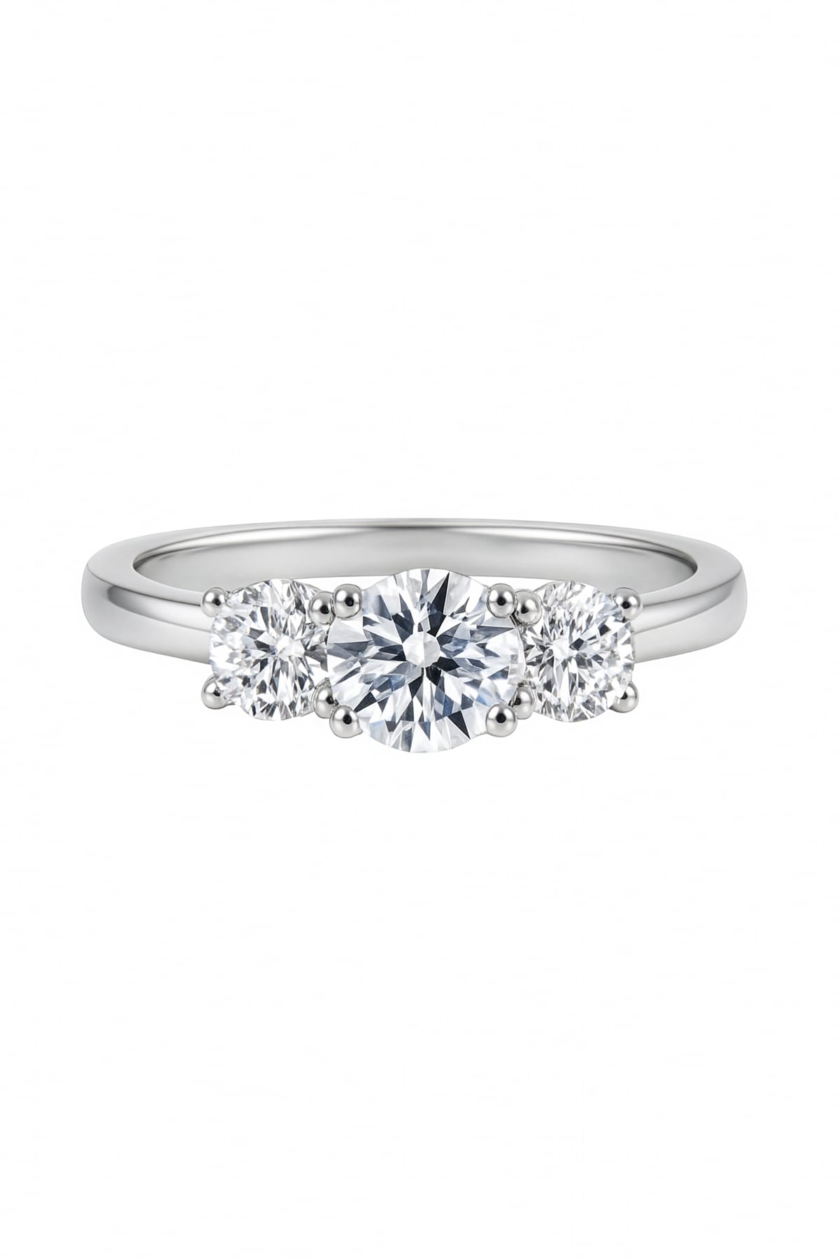 3 Stone Ring set in 18ct White Gold available at LeGassick Diamonds and Jewellery Gold Coast, Australia.