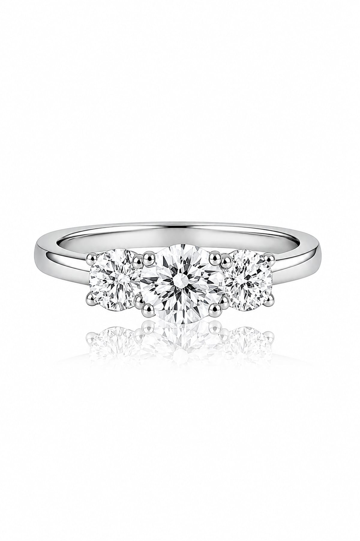 3 Stone Ring set in 18ct White Gold available at LeGassick Diamonds and Jewellery Gold Coast, Australia.