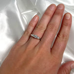 3 Stone Ring set in 18ct White Gold available at LeGassick Diamonds and Jewellery Gold Coast, Australia.