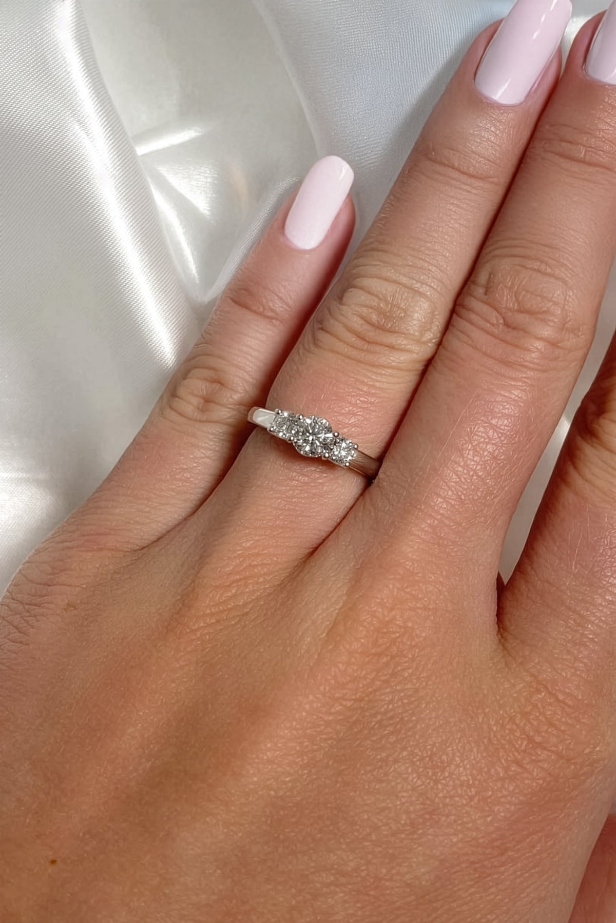 3 Stone Ring set in 18ct White Gold available at LeGassick Diamonds and Jewellery Gold Coast, Australia.