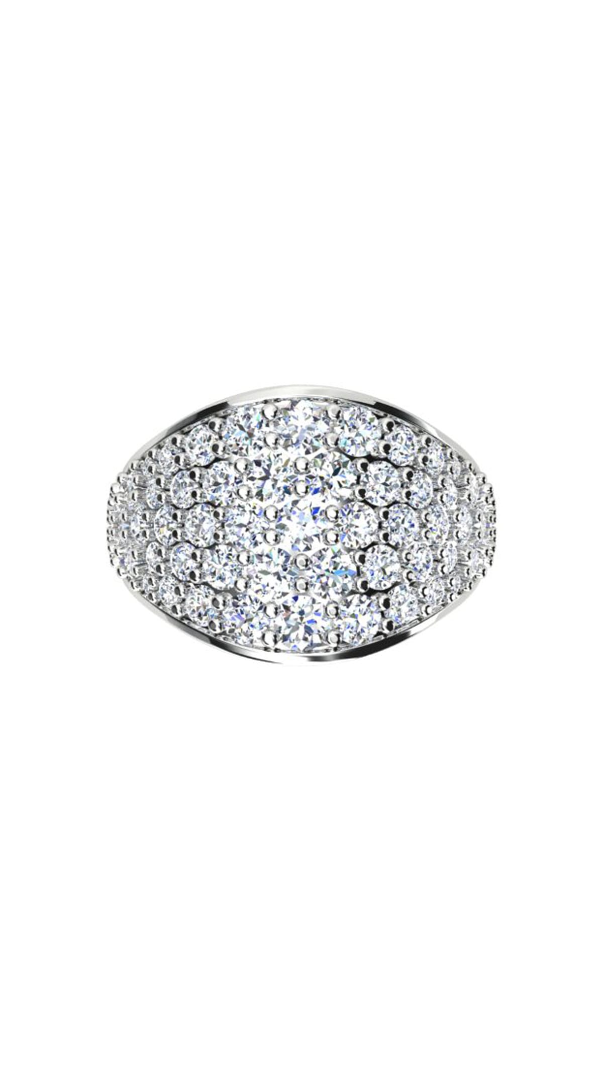 18 Carat White Gold Pave Set Diamond Ring available at LeGassick Diamonds and Jewellery Gold Coast, Australia.