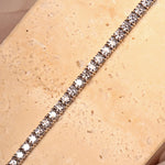 5 Carat Claw Set Diamond Tennis Bracelet in 18ct White Gold LeGassick Jewellery Gold Coast, Australia.