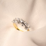 5 Stone Oval Diamond Eternity Ring in 18k Yellow & White Gold from LeGassick Jewellery Gold Coast, Australia.