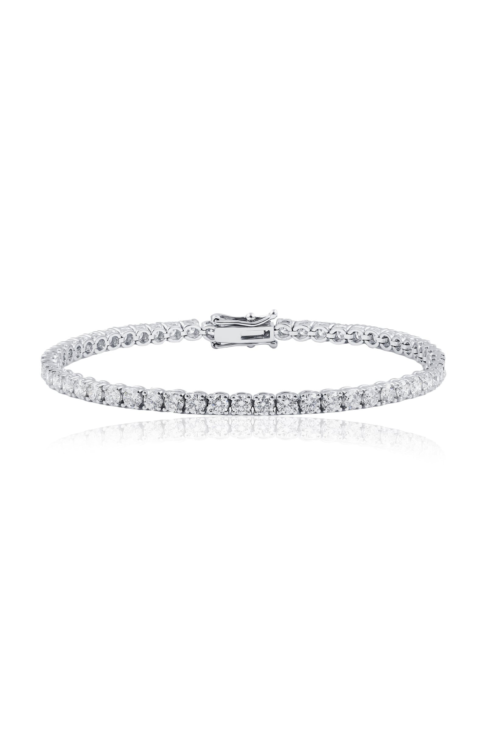 The Naomi Tennis Bracelet… 5.45 Carat Lab Created Diamond Tennis Bracelet In White Gold. Part of The Madison Collection and exclusive to LeGassick Jewellery.