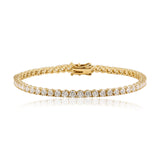 Carrie Tennis Bracelet... 5.45 Carat Lab Diamond Tennis Bracelet In Yellow Gold. Part of The Madison Collection and exclusive to LeGassick.