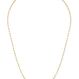 Yellow Gold 45cm Solid Long Open Oval Link 2.5mm Paperclip Chain from LeGassick Jewellery, Gold Coast, Australia.