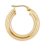 4mm Tube Hoop Earrings In 9 Carat Yellow Gold available from LeGassick Fine Jewellery, Gold Coast, Australia. Showrooms at Pacific Fair and Runaway Bay Centre.