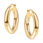 4mm Tube Hoop Earrings In 9 Carat Yellow Gold available from LeGassick Fine Jewellery, Gold Coast, Australia. Showrooms at Pacific Fair and Runaway Bay Centre.