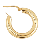 4mm Tube Hoop Earrings In 9 Carat Yellow Gold available from LeGassick Fine Jewellery, Gold Coast, Australia. Showrooms at Pacific Fair and Runaway Bay Centre.