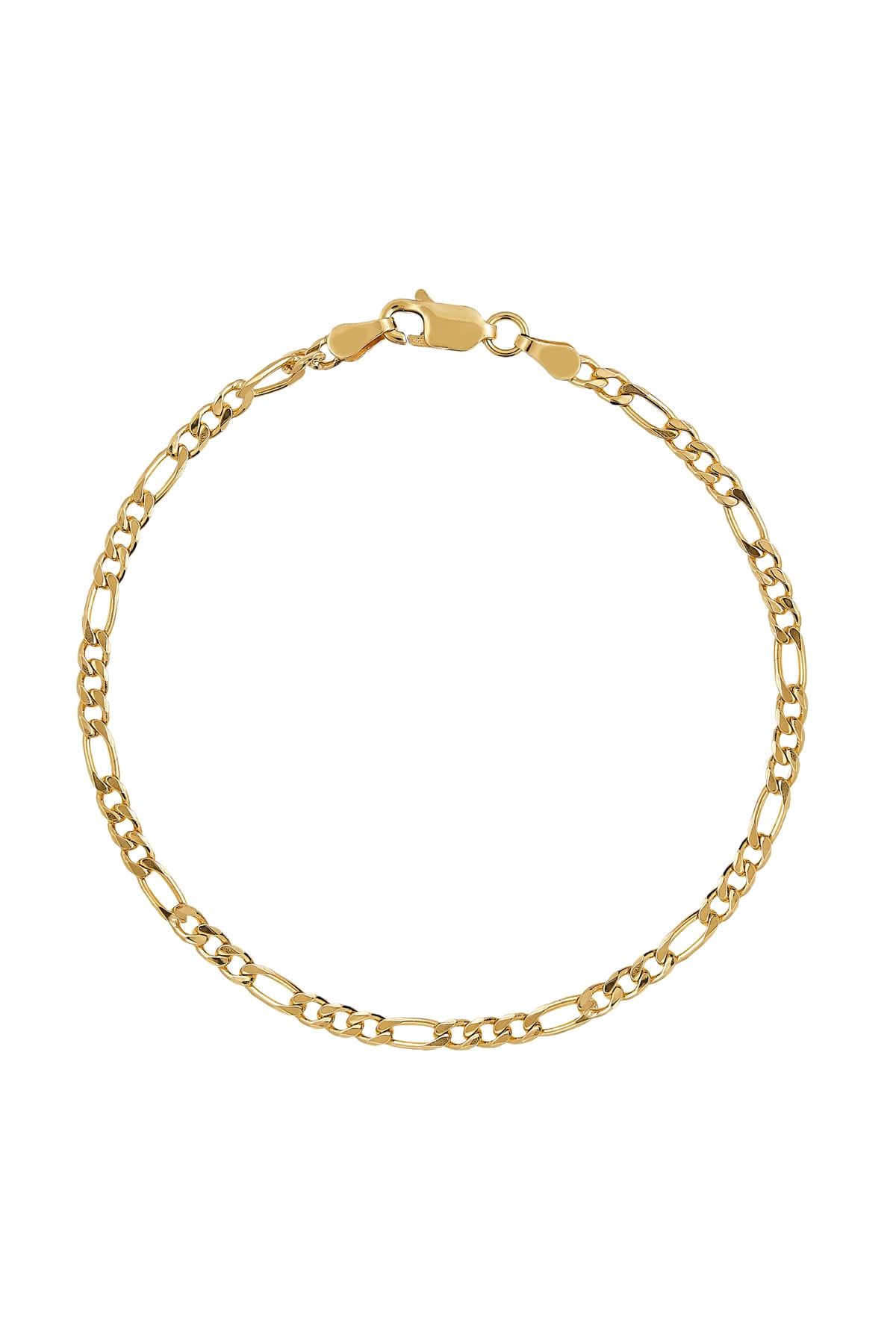 Bevelled Diamond Cut Figaro Bracelet In 9 Carat Yellow Gold available from LeGassick Fine Jewellery, Gold Coast, Australia. Showrooms at Pacific Fair and Runaway Bay Centre.