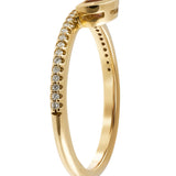 Citrine & Diamond Set Ring In 9 Carat Yellow Gold from LeGassick Fine Jewellery.