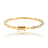 Claw Set 2 Carat Diamond Bangle In 9ct Yellow Gold available from LeGassick Fine Jewellery, Gold Coast, Australia. Showrooms at Pacific Fair and Runaway Bay Centre.