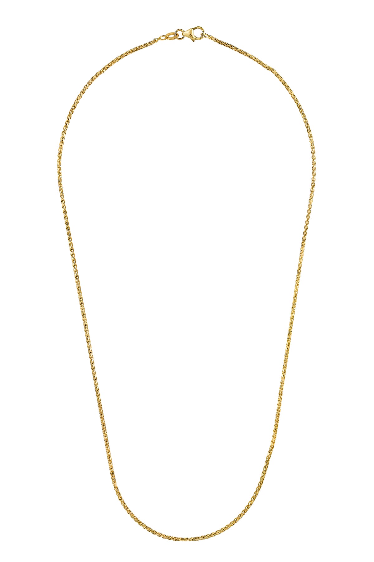 Diamond Cut Foxtail Chain In 9 Carat Yellow Gold available from LeGassick Fine Jewellery, Gold Coast, Australia. Showrooms at Pacific Fair and Runaway Bay Centre.