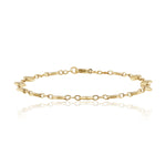 Yellow Gold Diamond Shaped Bracelet from LeGassick Jewellery, Gold Coast, Australia.