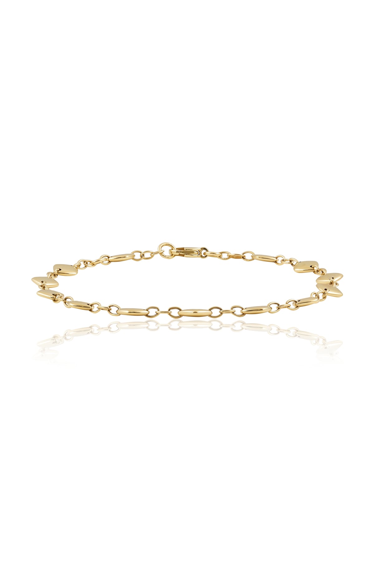 Yellow Gold Diamond Shaped Bracelet from LeGassick Jewellery, Gold Coast, Australia.