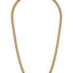 Euro Bolt Curb Link Necklace In 9ct Yellow Gold available from LeGassick Fine Jewellery, Gold Coast, Australia. Showrooms at Pacific Fair and Runaway Bay Centre.