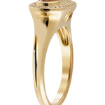 Oval Citrine & Diamond Set Ring In Yellow Gold from LeGassick Fine Jewellery.