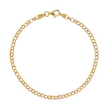 Round Belcher Bracelet 19cm In 9 Carat Yellow Gold available from LeGassick Fine Jewellery, Gold Coast, Australia. Showrooms at Pacific Fair and Runaway Bay Centre.
