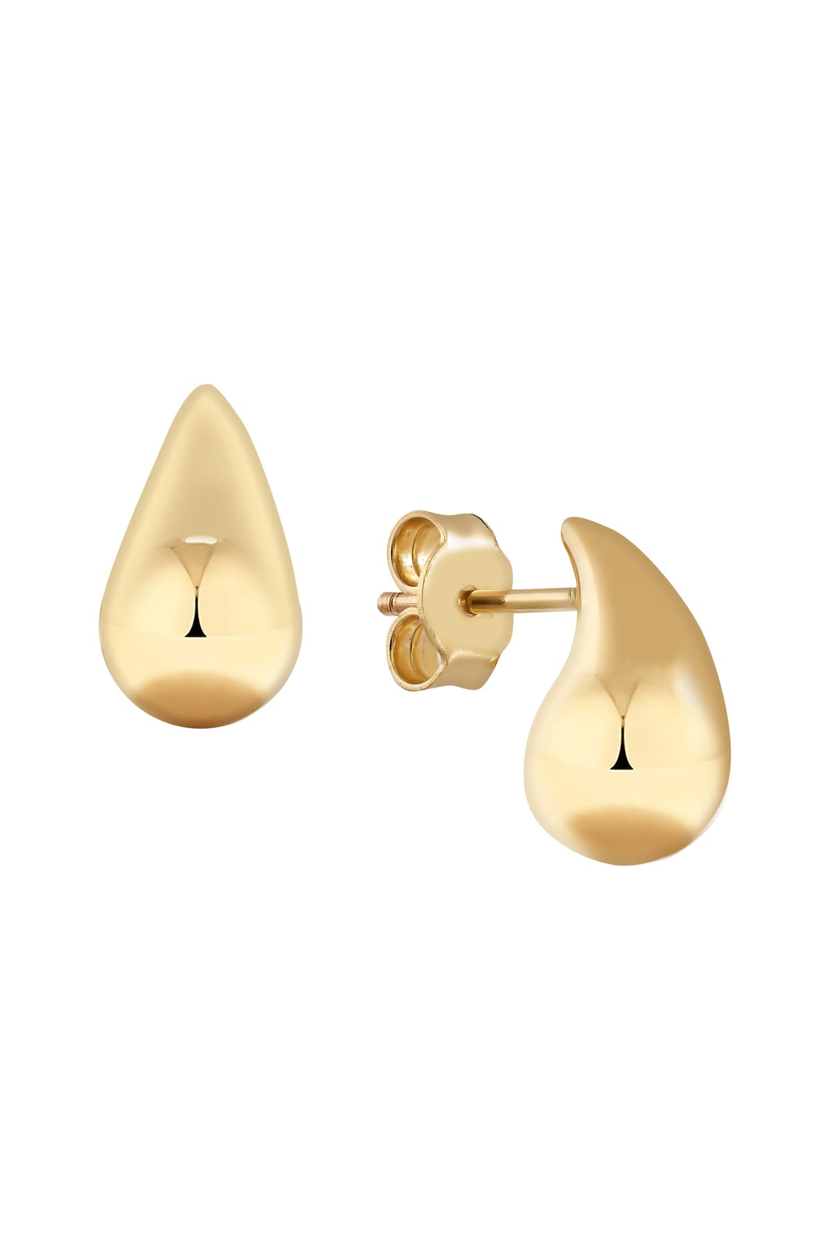 Small Teardrop Stud Earrings In 9 Carat Yellow Gold available from LeGassick Fine Jewellery, Gold Coast, Australia. Showrooms at Pacific Fair and Runaway Bay Centre.