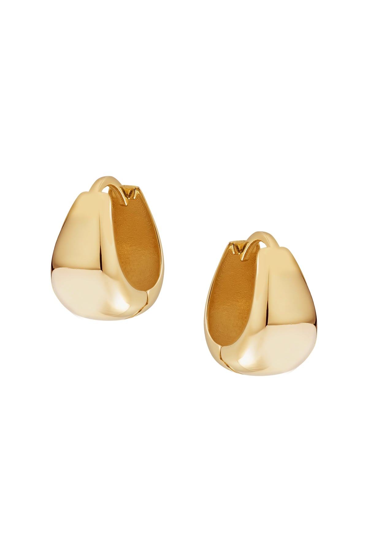 Tapered Huggie Earrings In 9 Carat Yellow Gold available from LeGassick Fine Jewellery, Gold Coast, Australia. Showrooms at Pacific Fair and Runaway Bay Centre.