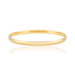 Timeless 9 Carat Yellow Gold 5mm Bangle from LeGassick Jewellery.