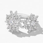 Aerial Double Sunburst Ring from Hearts On Fire at LeGassick