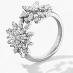 Aerial Double Sunburst Ring from Hearts On Fire at LeGassick