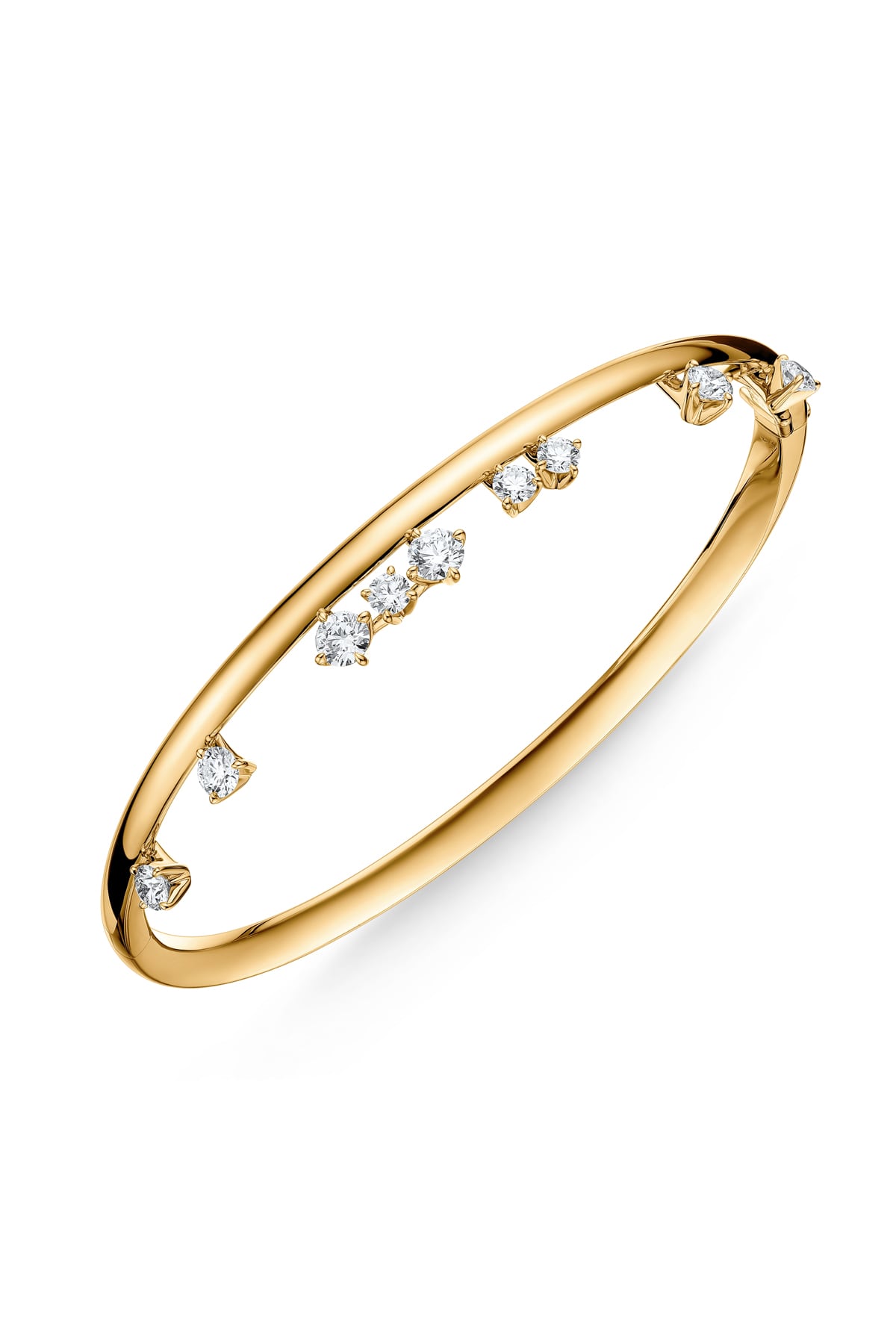 Barre Floating Diamond Bangle from Hearts On Fire from LeGassick Jewellery Gold Coast, Australia.