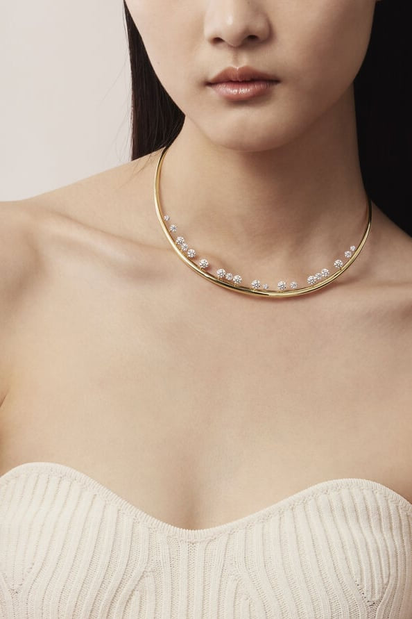 Barre Floating Diamond Choker from Hearts On Fire available exclusively to LeGassick Jewellery Gold Coast, Australia.