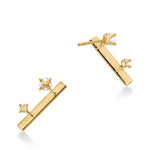 Barre Floating Diamond Climber Earrings from Hearts On Fire from LeGassick Jewellery Gold Coast, Australia.