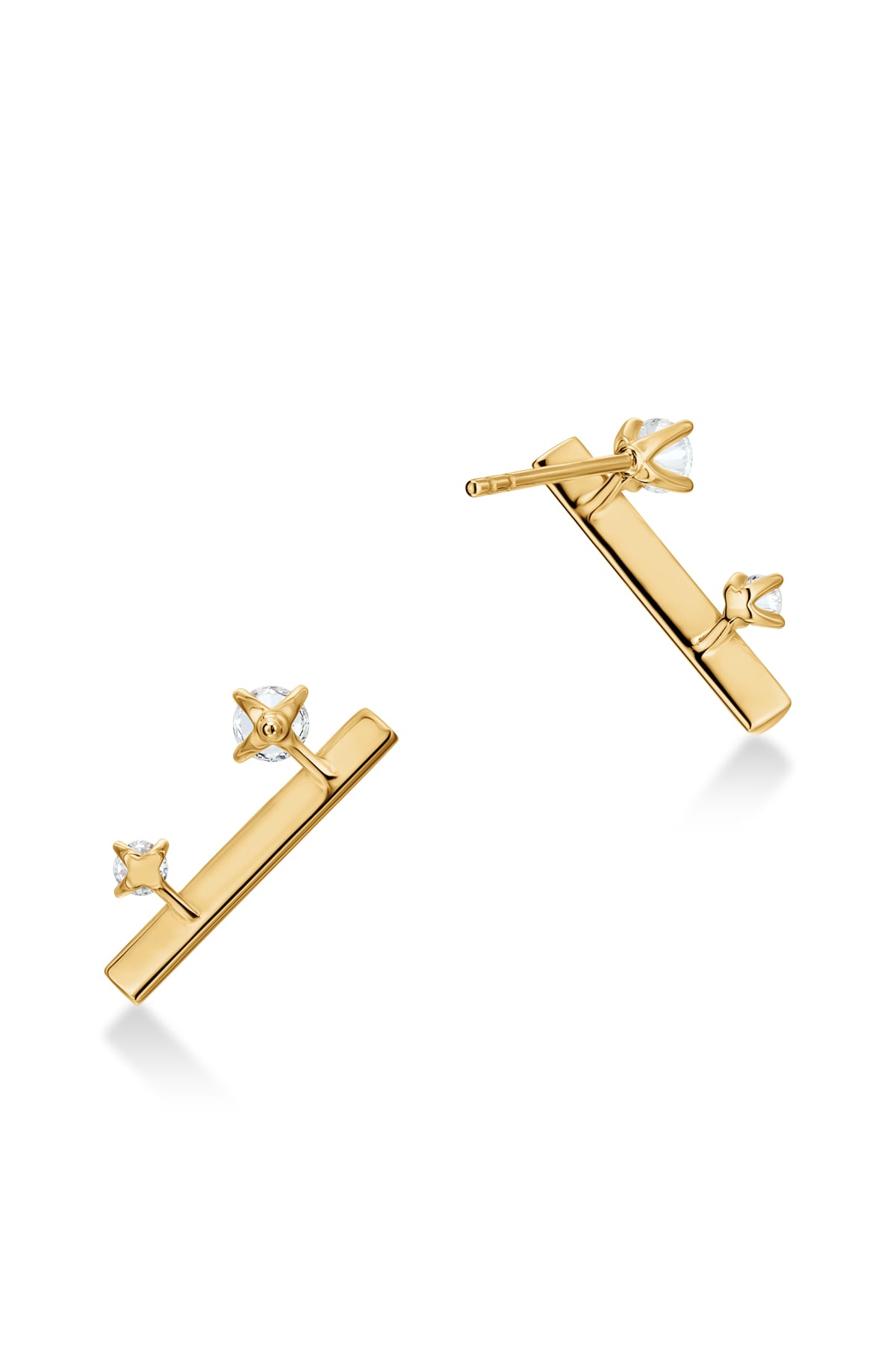 Barre Floating Diamond Climber Earrings from Hearts On Fire from LeGassick Jewellery Gold Coast, Australia.