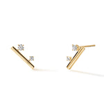 Barre Floating Diamond Climber Earrings from Hearts On Fire from LeGassick Jewellery Gold Coast, Australia.