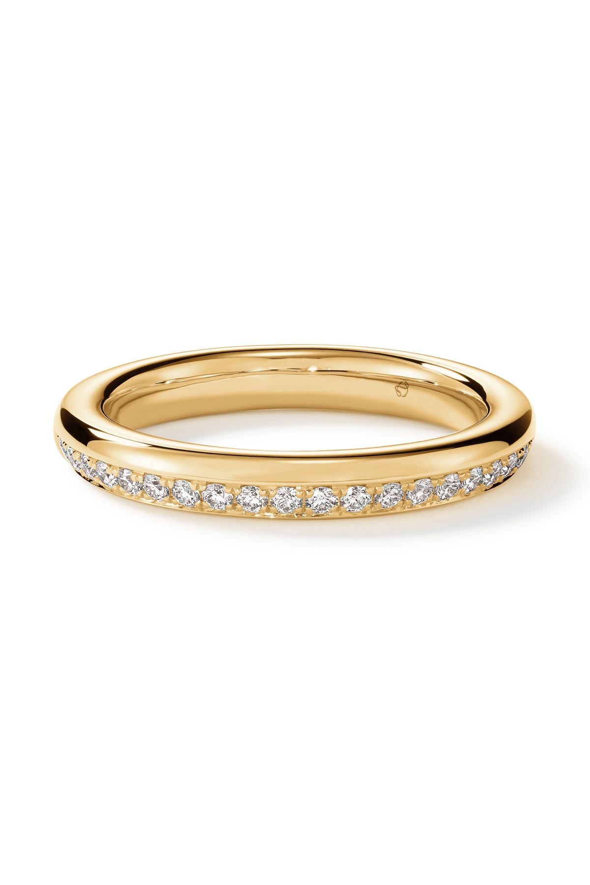 Barre Pave Band in Yellow Gold from Hearts On Fire from LeGassick Jewellery Gold Coast, Australia.