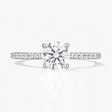 Camilla Engagement Ring with Diamond Band from Hearts On Fire