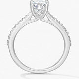 Camilla Engagement Ring with Diamond Band from Hearts On Fire