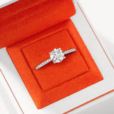 Camilla Engagement Ring with Diamond Band from Hearts On Fire
