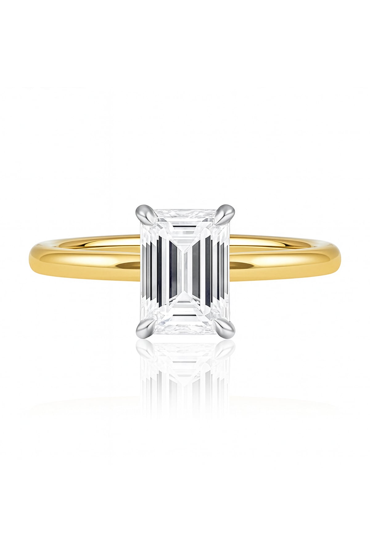 Cate... 1.50 Carat Emerald Cut Solitaire Lab Created Diamond Ring from The Madison Collection and exclusive to LeGassick Jewellery Gold Coast, Australia.