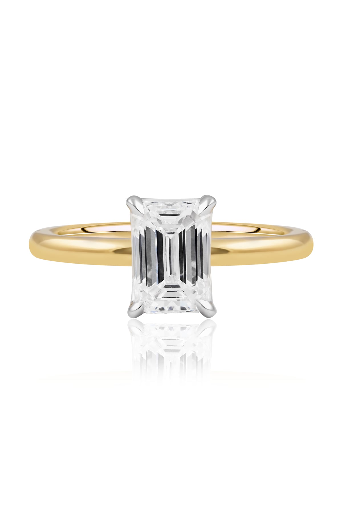 Cate... 1.50 Carat Emerald Cut Solitaire Lab Created Diamond Ring from The Madison Collection and exclusive to LeGassick Jewellery Gold Coast, Australia.