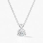Classic 3 Prong Solitaire Pendant From Hearts On Fire