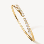 Inside Out Diamond Flexi Bangle from Hearts On Fire exclusively available from LeGassick Fine Jewellery, Gold Coast, Australia.