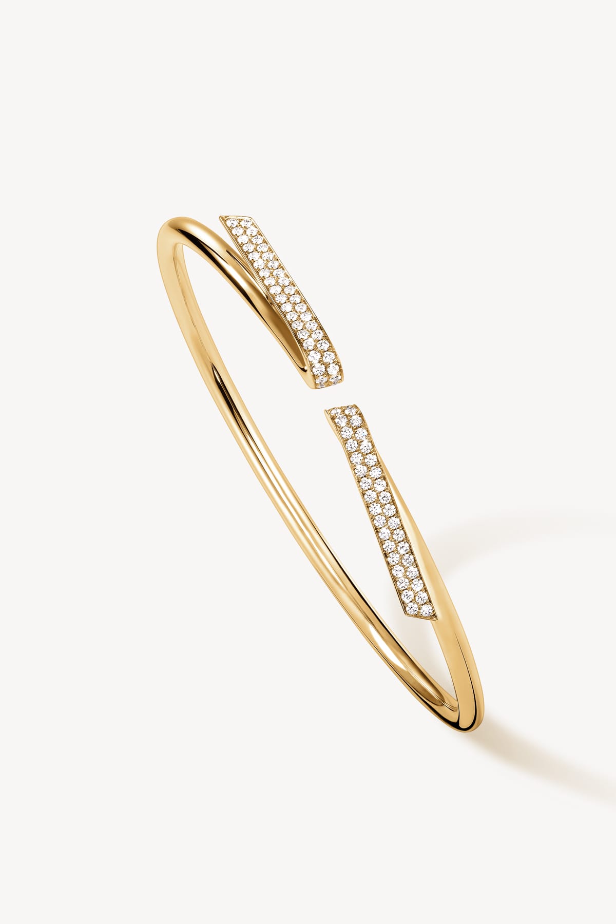 Inside Out Diamond Flexi Bangle from Hearts On Fire exclusively available from LeGassick Fine Jewellery, Gold Coast, Australia.