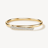 Inside Out Diamond Flip Bangle from Hearts On Fire exclusively available from LeGassick Fine Jewellery, Gold Coast, Australia.