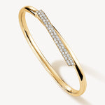 Inside Out Diamond Flip Bangle from Hearts On Fire exclusively available from LeGassick Fine Jewellery, Gold Coast, Australia.