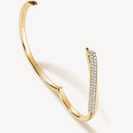 Inside Out Diamond Flip Bangle from Hearts On Fire exclusively available from LeGassick Fine Jewellery, Gold Coast, Australia.