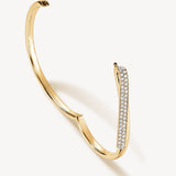 Inside Out Diamond Flip Bangle from Hearts On Fire exclusively available from LeGassick Fine Jewellery, Gold Coast, Australia.