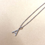 9 Carat White Gold Diamond Set Initial Pendant available at LeGassick Diamonds and Jewellery Gold Coast, Australia.