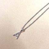 9 Carat White Gold Diamond Set Initial Pendant available at LeGassick Diamonds and Jewellery Gold Coast, Australia.